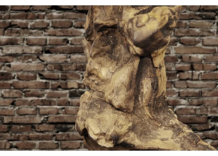 Stolní lampa ze dřeva - Hypnotická hnědá