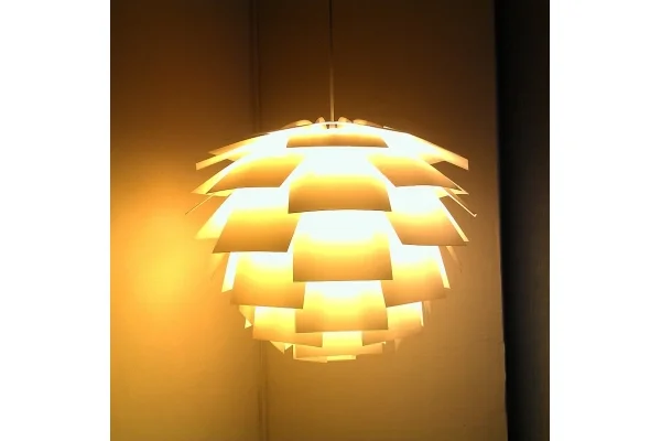 Lampa Estela čtvercová - závěsná - lustr - bílá