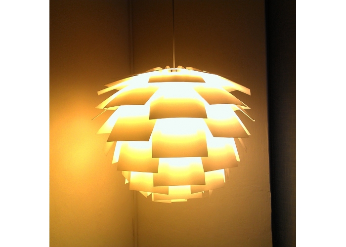 Lampa Estela čtvercová - závěsná - lustr - bílá