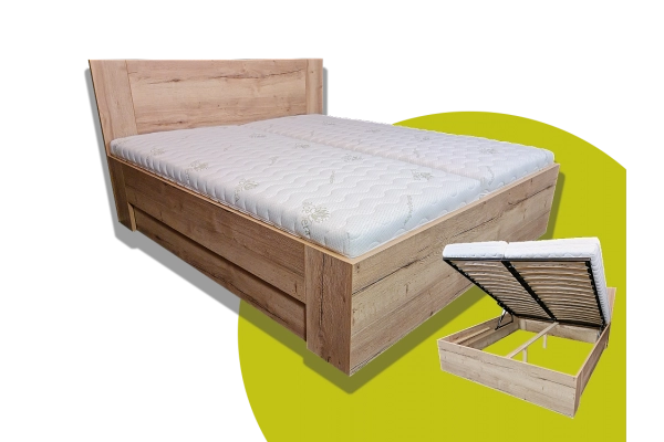 Postel LOANA dekor DUB-HF