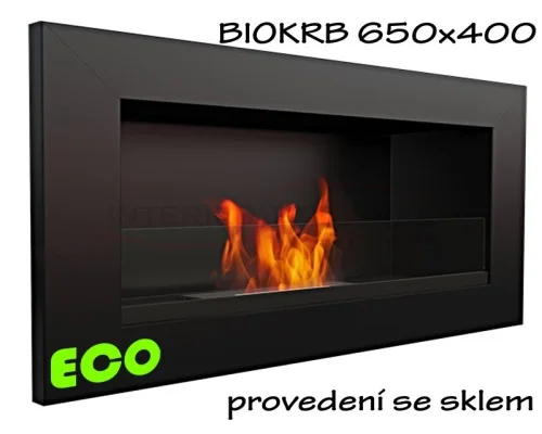 Ochranné sklo pro model krbu ECO 650x400 2