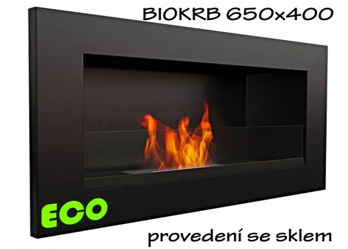 Ochranné sklo pro model krbu ECO 650x400