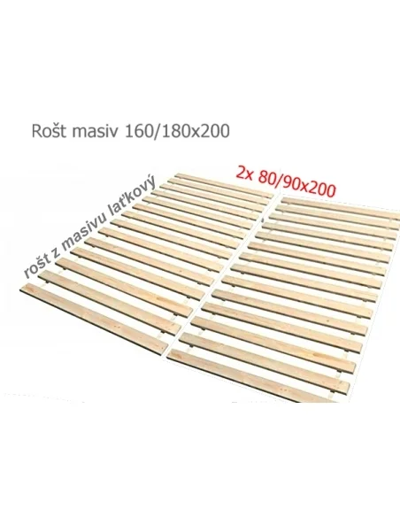 Laťkový rošt masiv 14 latí