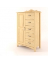 Komoda Castello masiv borovice S18B
