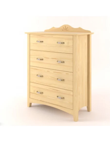 Komoda Castello masiv borovice S22C