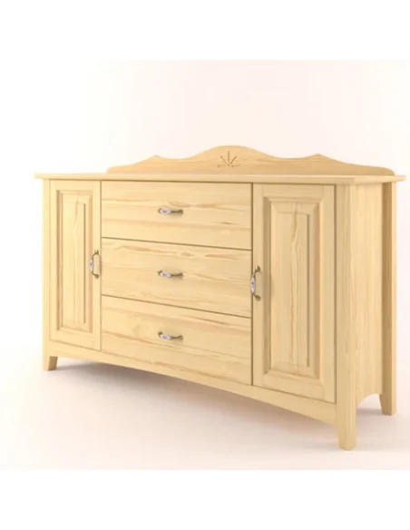 Komoda Castello masiv borovice S25