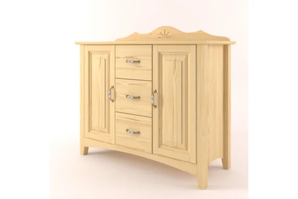 Komoda Castello masiv borovice S26