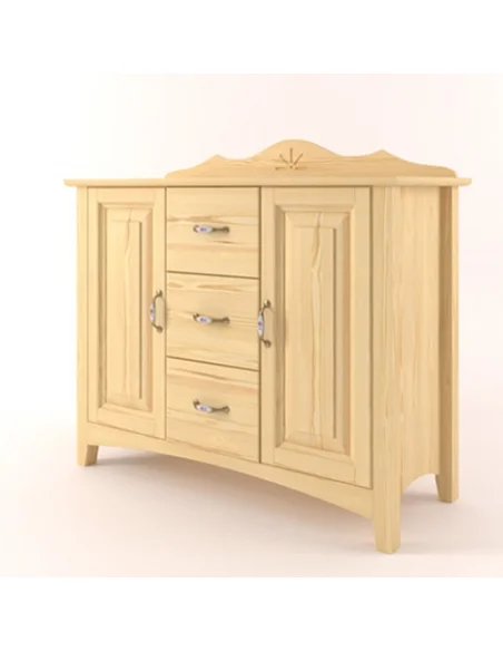 Komoda Castello masiv borovice S26