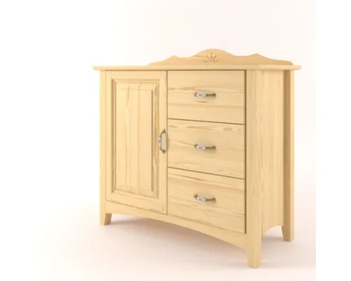 Komoda Castello masiv borovice S28B