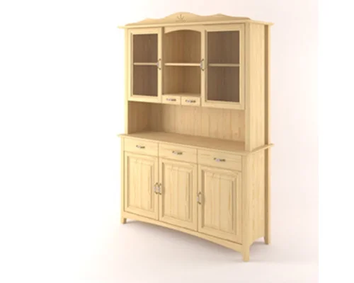 Kredenc Castello masiv borovice S03