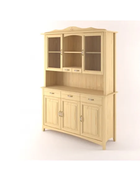 Kredenc Castello masiv borovice S03