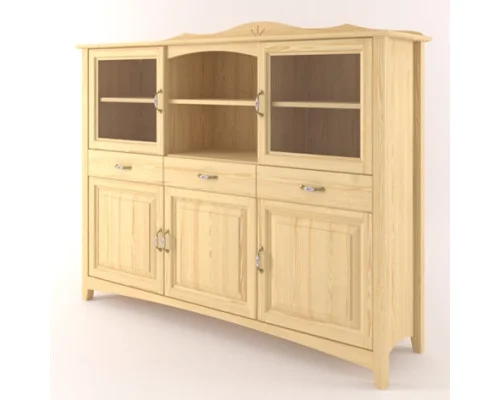 Kredenc Castello masiv borovice S11