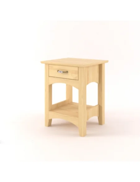 Noční stolek Castello masiv borovice S41