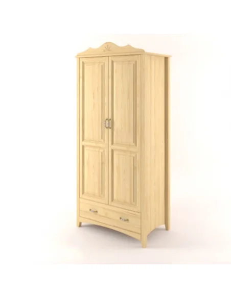 Šatní skřín Castello masiv borovice S02B