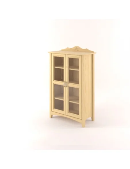 Vitrína Castello masiv borovice S12B