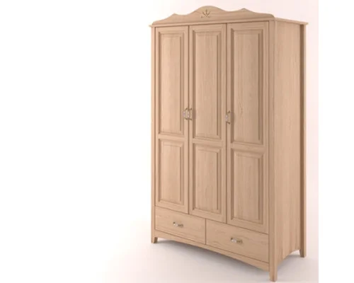 Šatní skřín Castello masiv dub D01