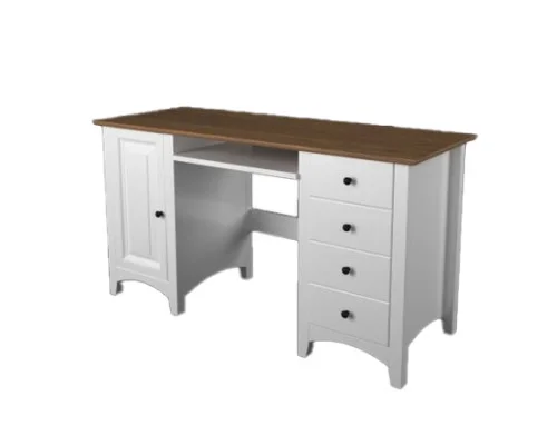 Kancelářský stůl Castello Soft masiv borovice S32