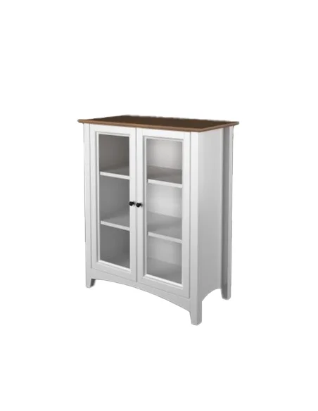 Vitrína Castello Soft masiv borovice S14C