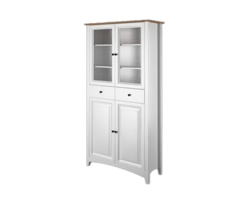 Vitrína Castello Soft masiv borovice S05A