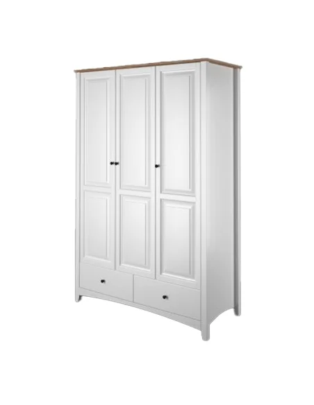 Šatní skřín Castello Soft masiv borovice S01