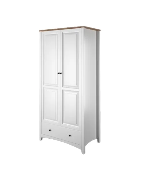 Šatní skřín Castello Soft masiv borovice S02B