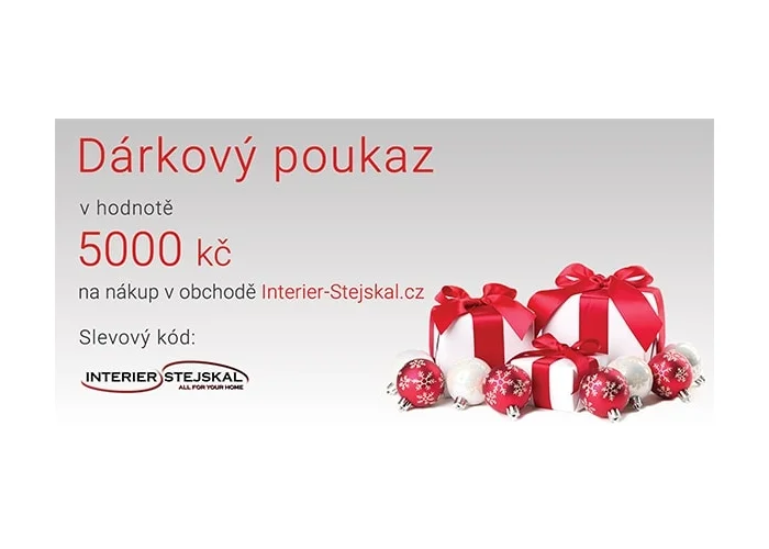 Dárkový poukaz v hodnotě 5000Kč