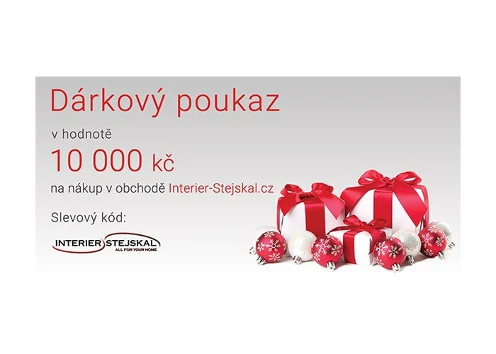 Dárkový poukaz v hodnotě 10000Kč