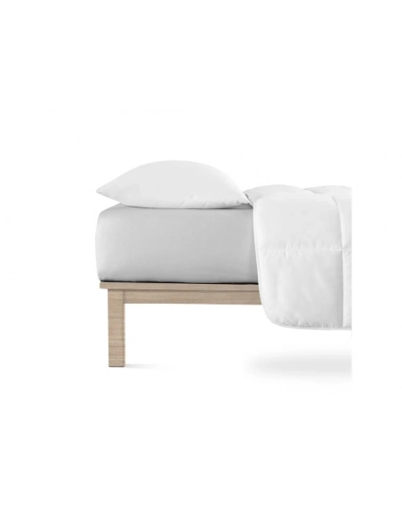 Jersey Lycra prostěradlo Andrea Simone boxspring - Světle šedá