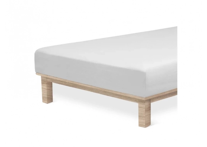 Jersey Lycra prostěradlo Andrea Simone boxspring - Světle šedá