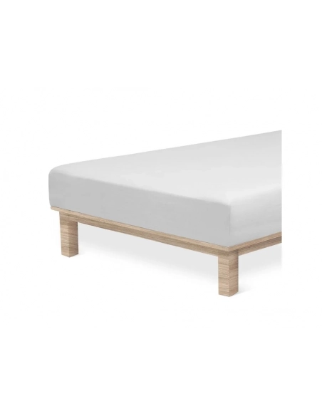 Jersey Lycra prostěradlo Andrea Simone boxspring - Světle šedá