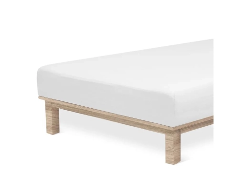 Jersey Lycra prostěradlo Andrea Simone boxspring - Bílá 2