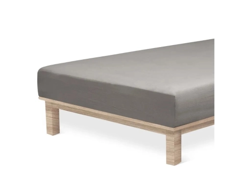 Jersey Lycra prostěradlo Andrea Simone boxspring - Tmavě šedá 2