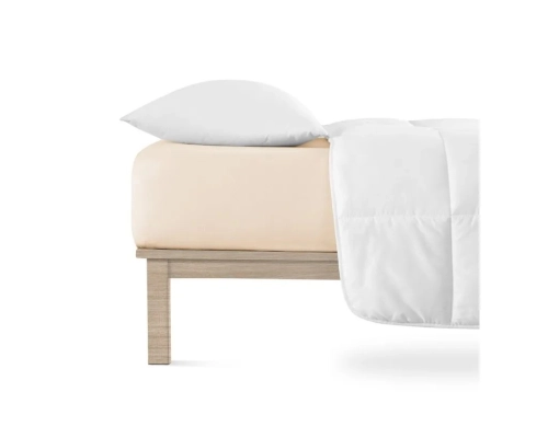 Jersey Lycra prostěradlo Andrea Simone boxspring - Kávová