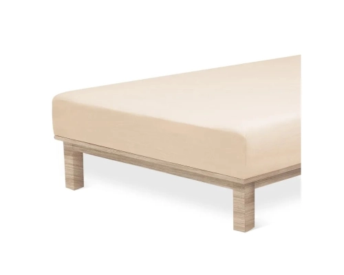 Jersey Lycra prostěradlo Andrea Simone boxspring - Kávová 2