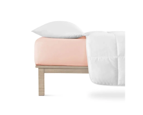 Jersey Lycra prostěradlo Andrea Simone boxspring - Pudrová