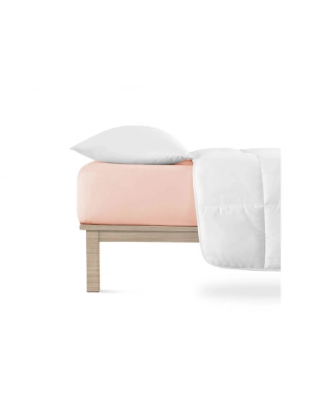 Jersey Lycra prostěradlo Andrea Simone boxspring - Pudrová