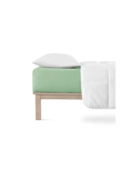 Jersey Lycra prostěradlo Andrea Simone boxspring - Světle zelená