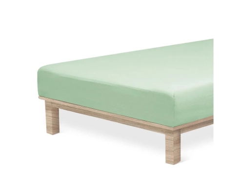 Jersey Lycra prostěradlo Andrea Simone boxspring - Světle zelená 2