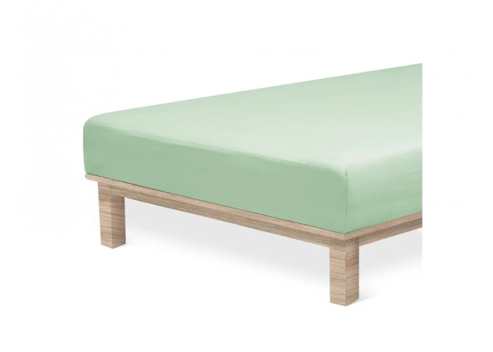 Jersey Lycra prostěradlo Andrea Simone boxspring - Světle zelená