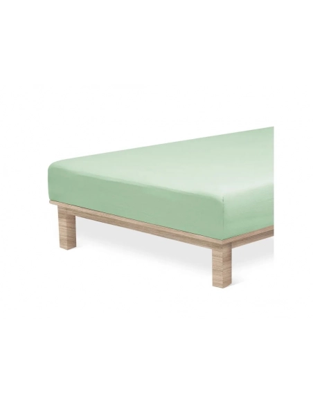 Jersey Lycra prostěradlo Andrea Simone boxspring - Světle zelená