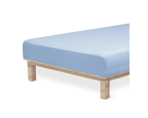 Jersey Lycra prostěradlo Andrea Simone boxspring - Světle modrá 2