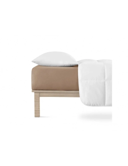 Jersey Lycra prostěradlo Andrea Simone boxspring - Hnědá