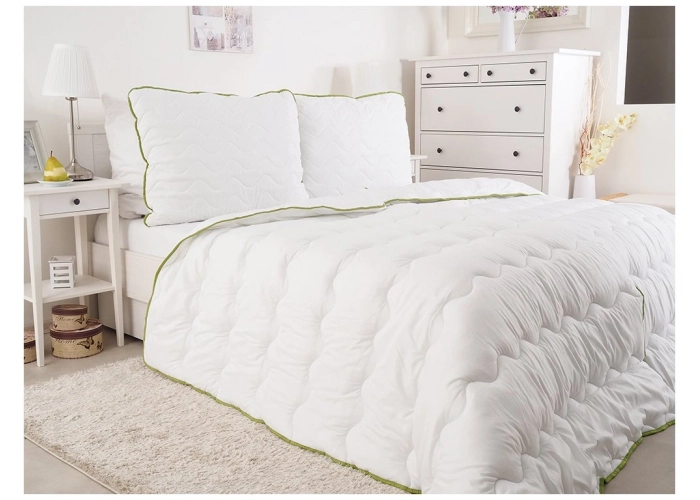 DUO-SET Aloe Vera | sada polštáře a přikrývky