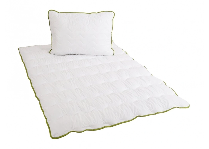 DUO-SET Aloe Vera | sada polštáře a přikrývky