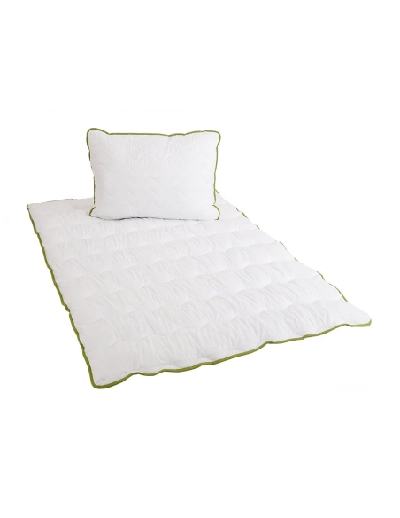 DUO-SET Aloe Vera | sada polštáře a přikrývky