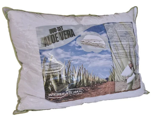 DUO-SET Aloe Vera | sada polštáře a přikrývky 2