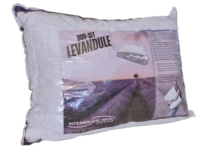 DUO-SET Levandule | sada polštáře a přikrývky