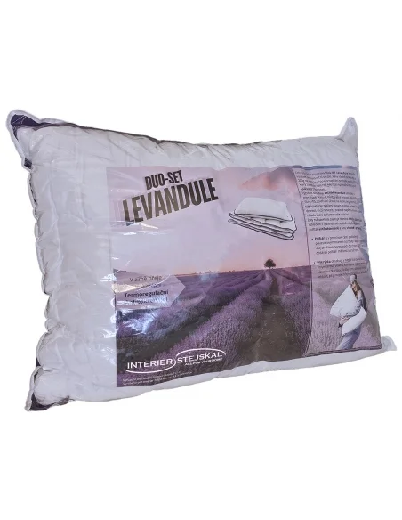 DUO-SET Levandule | sada polštáře a přikrývky
