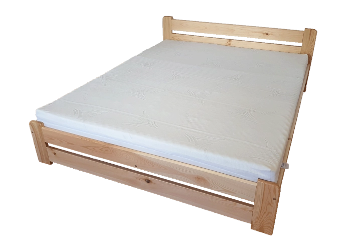 Postel z masivu EUREKA 160x200