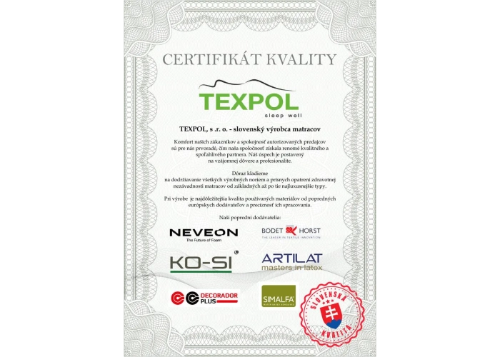 Taštičková matrace | SILSTAR